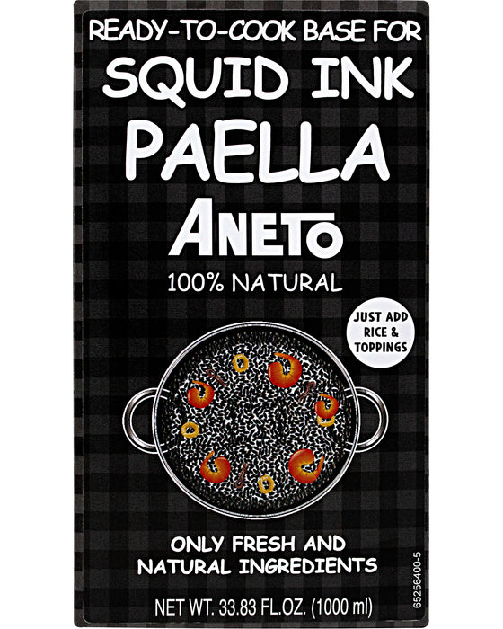 Aneto Squid Ink Paella Base Broth