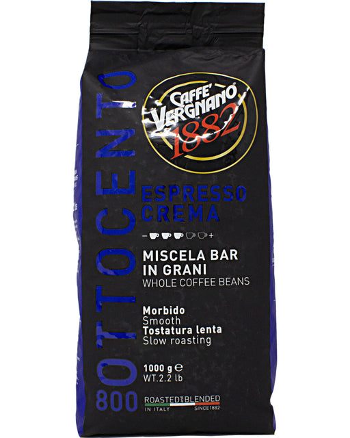 Caffe Vergnano Espresso Crema 800 Whole Coffee Beans 