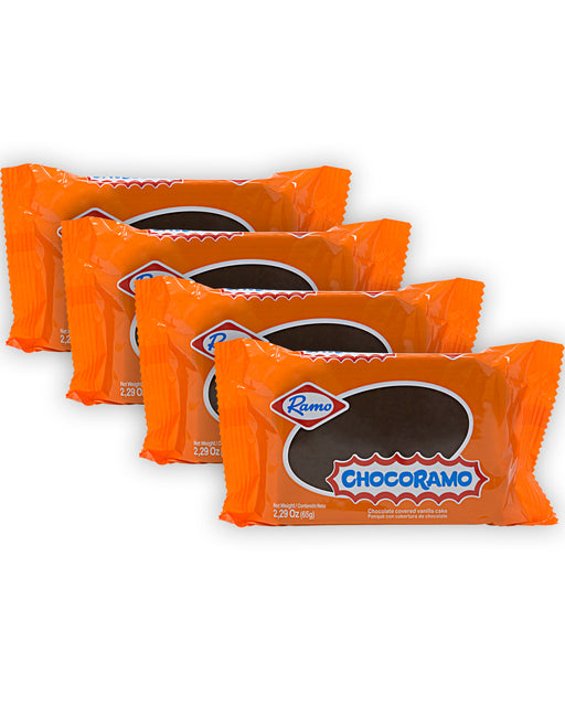 Chocoramo Chocolate-covered Vanilla Cake (Pack of 4)