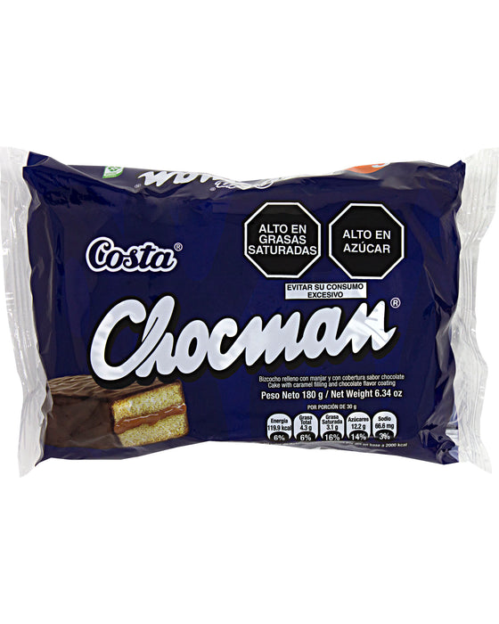 Costa Chocman (Cake Bars with Caramel Filling)