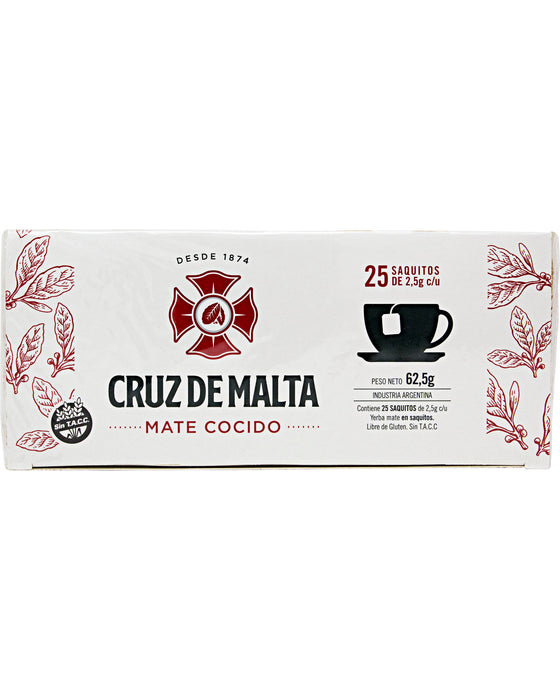 Cruz de Malta Mate Cocido (Yerba Mate Teabags)