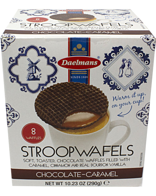 Daelmans Chocolate Caramel Stroopwafels (Dutch Waffle Cookies)