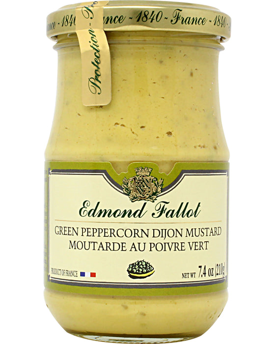 Edmond Fallot Green Peppercorn Dijon Mustard