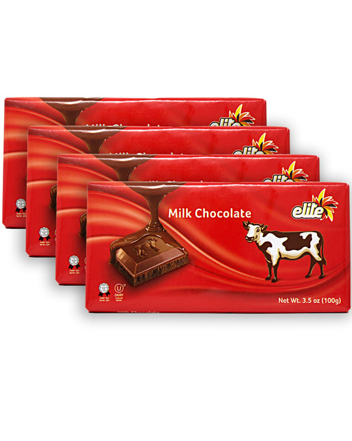 Elite Milk Chocolate Bar - Pack of 4