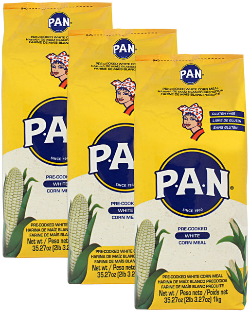 Harina PAN White Corn Meal (Pack of 3)