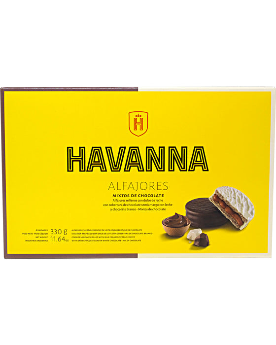 Havanna Alfajor (Milk Caramel Filling with Mixed Chocolate Coating) - Front