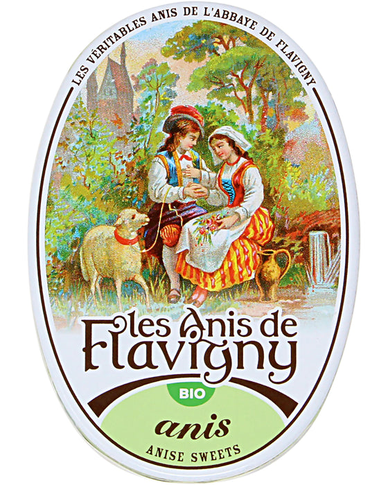 Les Anis de Flavigny Organic Anise Candies, Tin