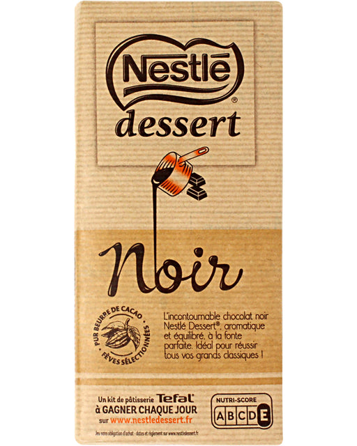 Nestle Dessert Noir (52% Cocoa Baking Chocolate Bar)