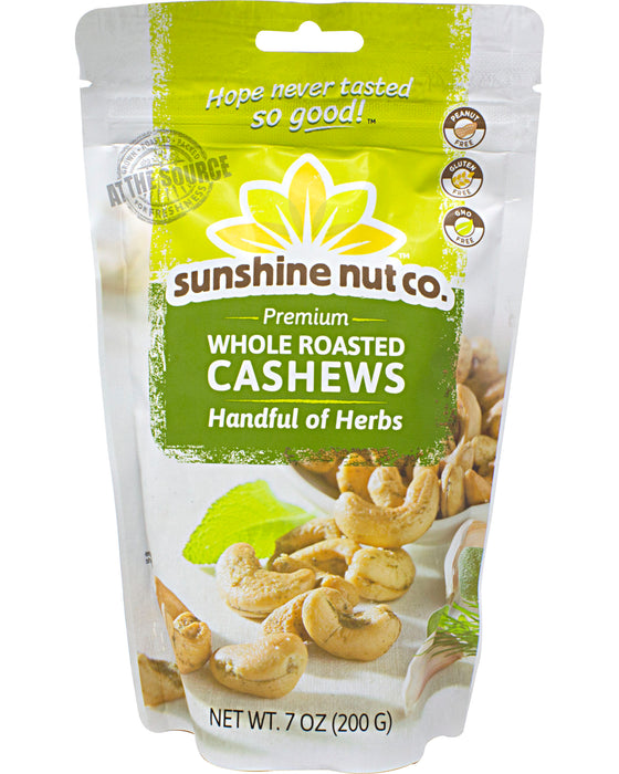 Sunshine Nut Company Whole Cashews with Herbs