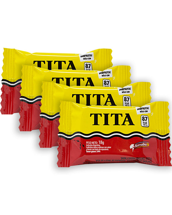 Terrabusi Tita Lemon and Chocolate Cookies (Pack of 4)