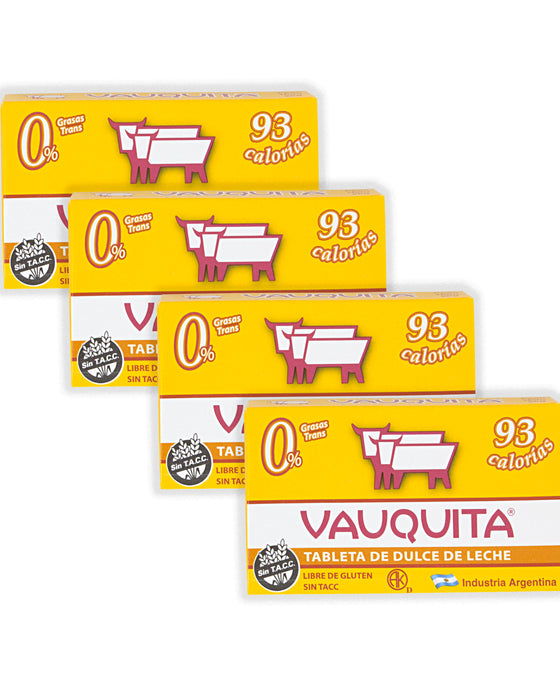 Vauquita Dulce de Leche (Milk Caramel Bars) (Pack of 4)