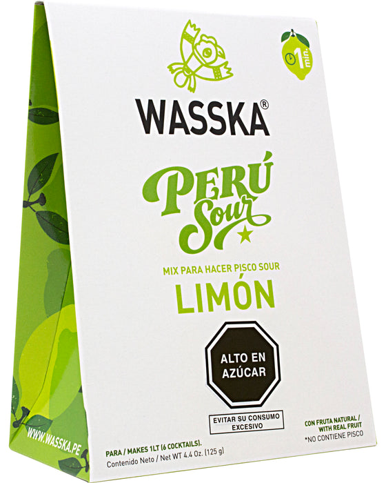 Wasska Peru Sour, Lemon Flavor (Cocktail Mix)